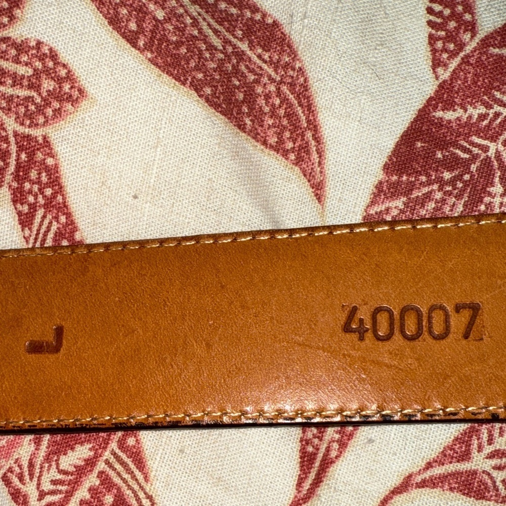 Brighton Rich Brown Leather Belt - Picture 3 of 3